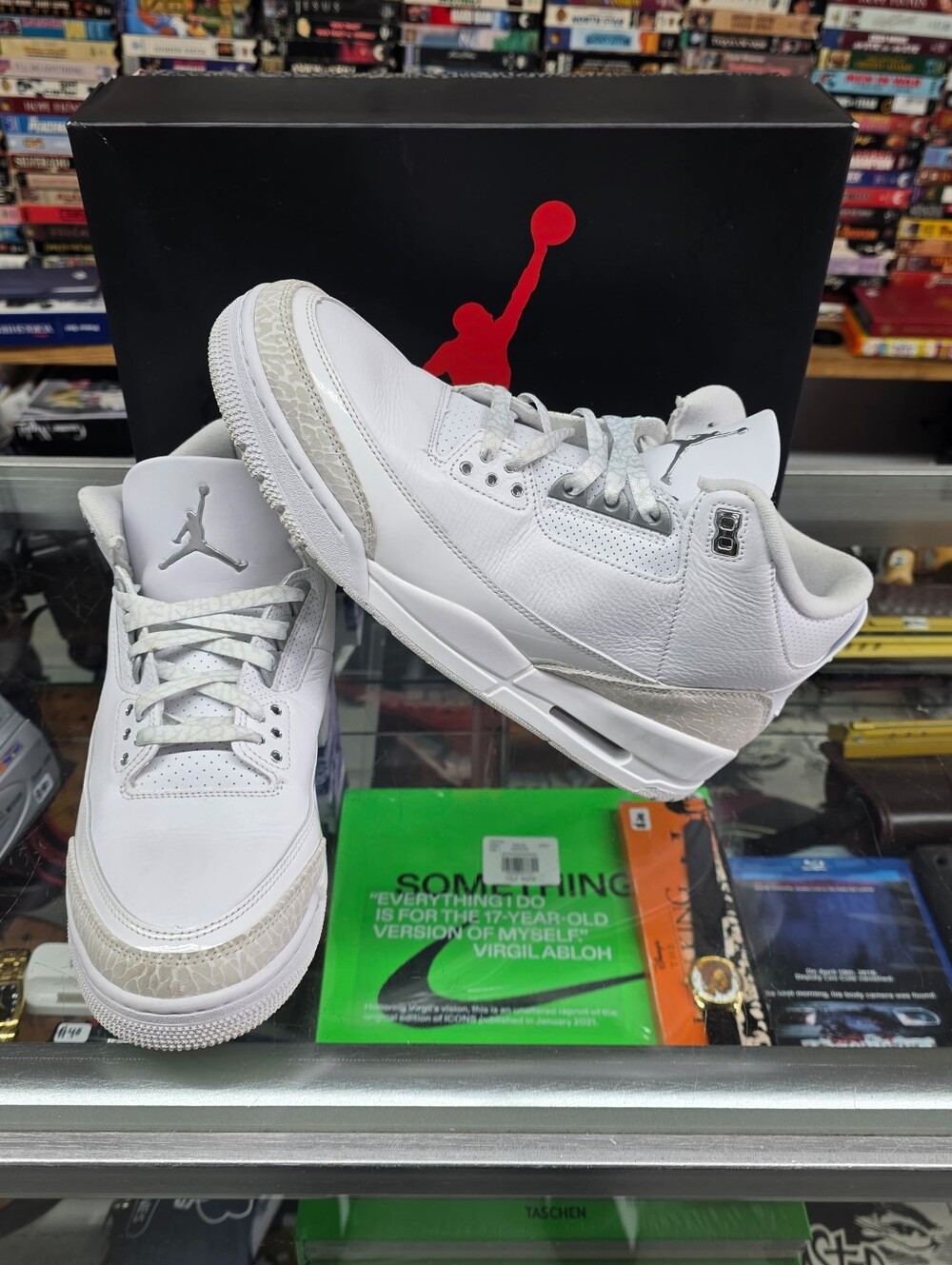 Nike Air Jordan 3 Retro 2025 Pure Money White/Metallic Silver CT8532-111 Size 11
